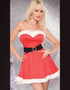 Sweetheart Santa Lycra Dress